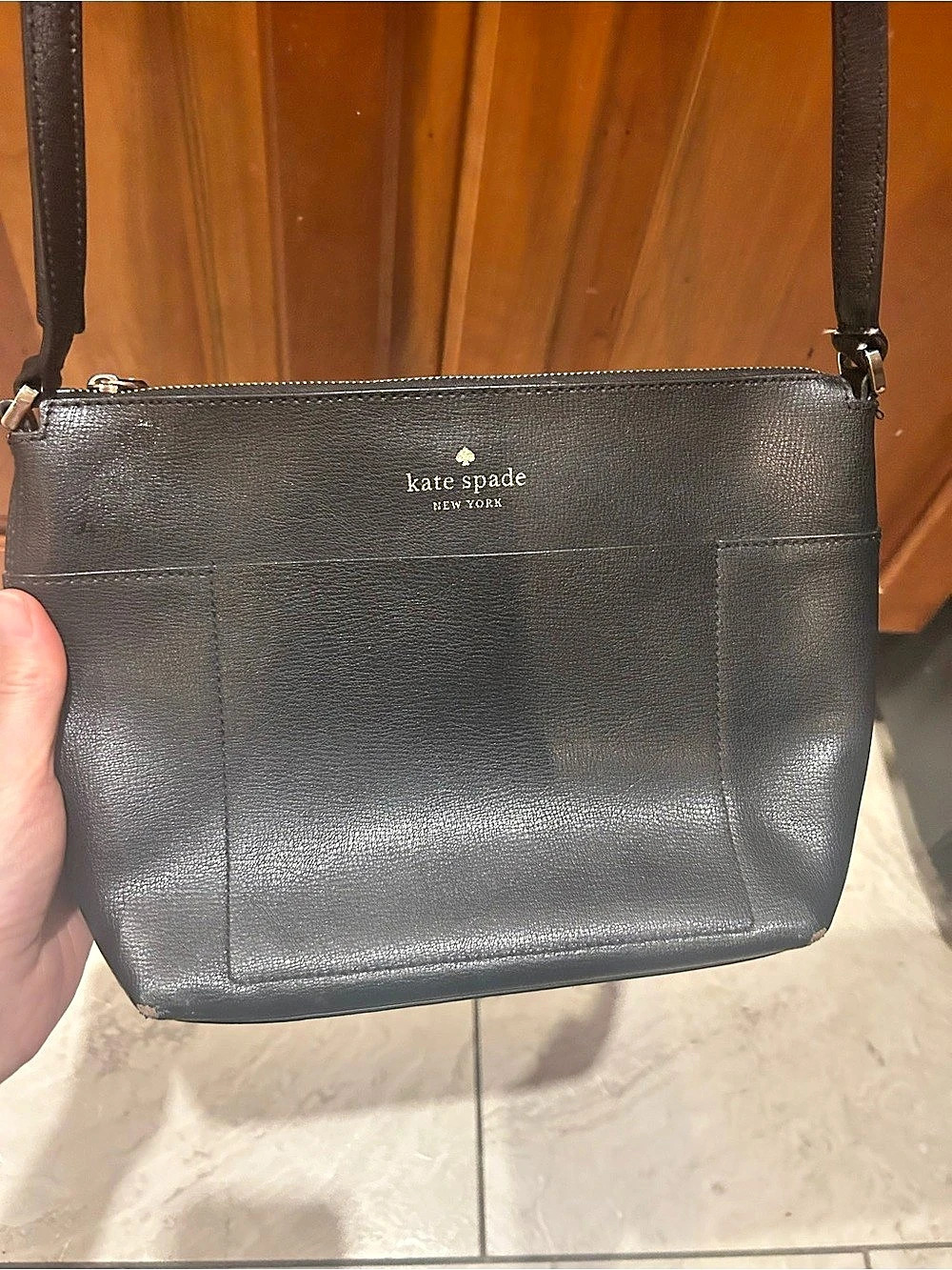 kate spade new york Jackson Top Zip Crossbody Black